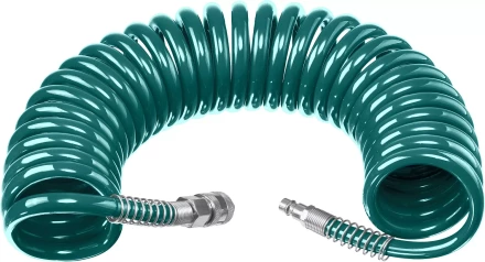 Воздушный спиральный шланг KRAFTOOL с фитингами рапид 8х12 мм 06590-10 купить в Нефтеюганске