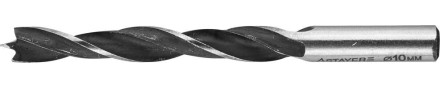 Сверло спиральное по дереву &quot;M-type&quot;, М-образная заточка, сталь HCS, STAYER Professional 2942-120-10, d=10мм 2942-120-10_z01 купить в Нефтеюганске