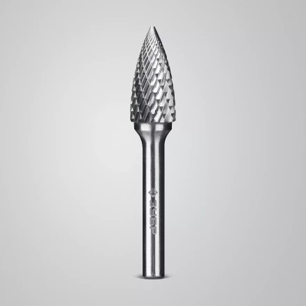 Зубр Твердосплавная борфреза G - парабола с острым углом, 12 х 25 мм (28806-12-25) купить в Нефтеюганске