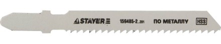 Полотна STAYER &quot;STANDARD&quot;, T118B, для эл/лобзика, HSS, по металлу (3-10мм), EU-хвост., шаг 2мм, 55мм, 2шт 159485-2_z01 купить в Нефтеюганске