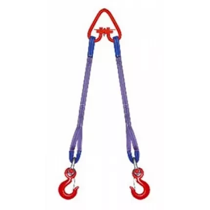 Строп текстильный двухветвевой 2СТ 10 т L=8 м SF6 200 мм Звено РТ-3 купить в Нефтеюганске