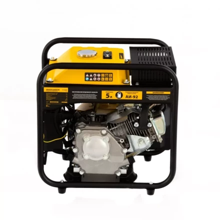 Генератор инверторный GT-3500iF, 3.5 кВт, 230 В, бак 5 л, открытый корпус, ручной старт Denzel 94705 купить в Нефтеюганске