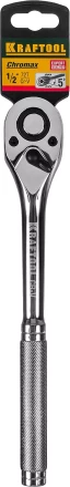 Трещотка для торцовых головок KRAFTOOL &quot;EXPERT&quot;, Сr-V сталь, 72 зубца, цельнометаллическая, 1/2&quot; 27793-1/2_z02 купить в Нефтеюганске
