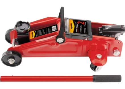 Домкрат гидравлический подкатной 2 т h подъема 140–295 мм в кейсе compact  SPARTA 510084 купить в Нефтеюганске