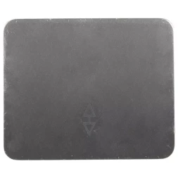 Выключатель СВЕТОЗАР "ГАММА" проходной, одноклавишный, без вставки и рамки, цвет светло-серый металлик, 10A/~250B SV-54137-SM