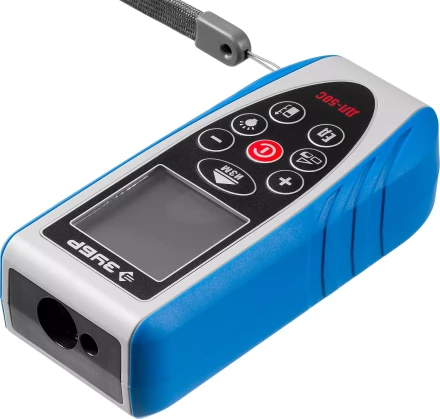 Дальномер ЗУБР &quot;ЭКСПЕРТ&quot; лазерный &quot;ДЛ-50 C&quot;, точность 1.5мм, дальность 50м, класс защиты IP54 34933_z01 купить в Нефтеюганске