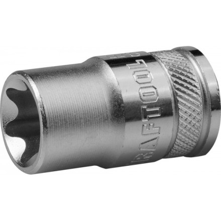 Торцовая головка KRAFTOOL &quot;INDUSTRIE QUALITAT&quot;, Cr-V, внешний TORX, хромосатинированная, 1/2&quot;, Е 16 27810-16_z01 купить в Нефтеюганске