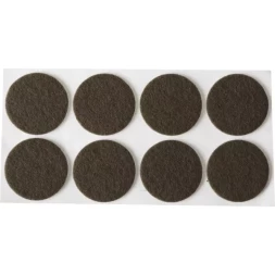 Накладки STAYER "COMFORT" на мебельные ножки, самоклеящиеся, фетровые, коричневые, круглые - диаметр 28 мм, 8 шт 40910-28