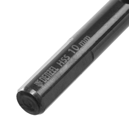 Сверло по металлу, 10 мм, HSS-Tin, Golden Tip, 8 шт. Denzel 717222 купить в Нефтеюганске