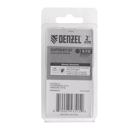 Бита SL5,5x50, 5 шт. Denzel 7711312 купить в Нефтеюганске