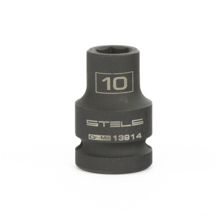Головка ударная шестигранная 10 мм 1/2&quot; CrMo Stels 13914 купить в Нефтеюганске