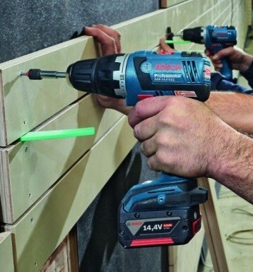 Дрель-шуруповерт аккумуляторная BOSCH GSB 14.4 V-EC ударная купить в Нефтеюганске