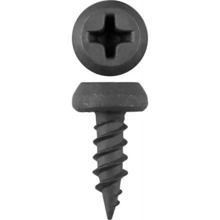 Саморезы ЗУБР &quot;МАСТЕР&quot; фосфатированные, для крепления лист. металла до 0.9 мм, полуцилиндр. головка, 3.5x11мм, 55шт 300116-35-11 купить в Нефтеюганске