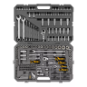 Набор инструментов Denzel 15807, 1/2", 1/4", 3/8", CrV, S2, пластиковый кейс, 216 предметов купить в Нефтеюганске