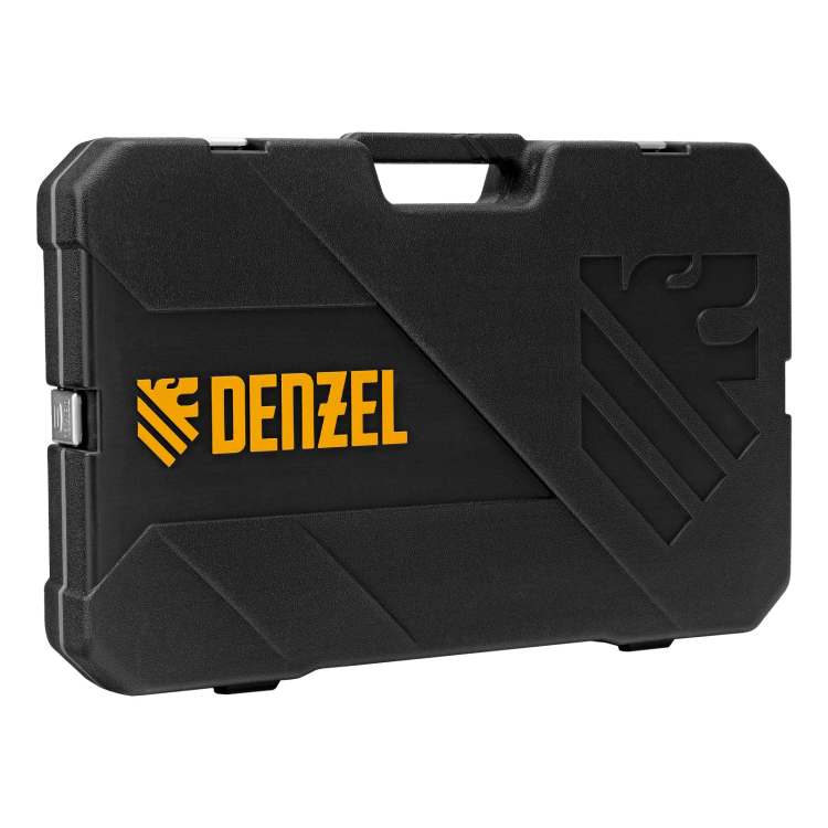 Набор инструментов Denzel 15807, 1/2", 1/4", 3/8", CrV, S2, пластиковый кейс, 216 предметов купить в Нефтеюганске