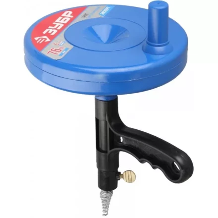 Трос ЗУБР &quot;ЭКСПЕРТ&quot; сантехнический в пластиковом корпусе длина 7,6 м, диаметр 6 мм 51907-08 купить в Нефтеюганске