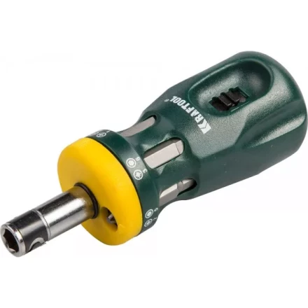 Набор KRAFTOOL Отвертка &quot;BIT LOCK&quot; реверсивная с битами, 12-в-1 26161-H13 купить в Нефтеюганске