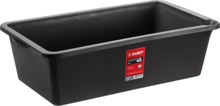 Кювета ЗУБР &quot;ЭКСПЕРТ&quot; строительная пластмассовая, 41x71x22см(ШхДхГ), 45л 06097-45_z03 купить в Нефтеюганске