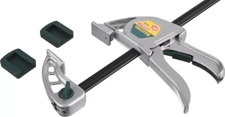 Струбцина &quot;EcoKraft&quot; ручная пистолетная, KRAFTOOL 32228-45, металлический корпус, 450/650мм, 200кгс 32228-45 купить в Нефтеюганске