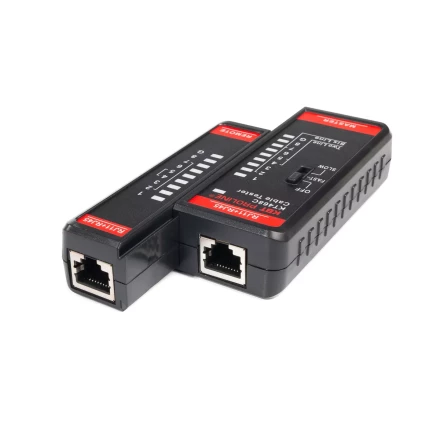 LAN-тестер кабельный КВТ KT 468C для проверки витой пары и телефонного кабеля (88552) купить в Нефтеюганске