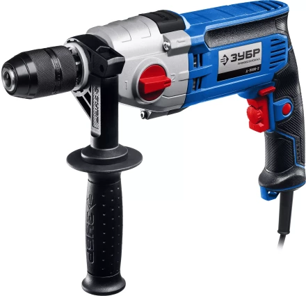 ЗУБР 900 Вт, 13 мм, безударная дрель, 2-скоростная, мет. корпус, Профессионал (Д-П900-2) купить в Нефтеюганске