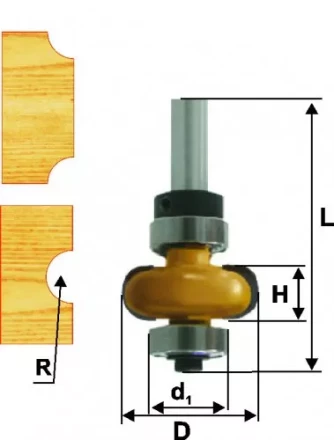 Фреза кром галтельная ф222х6мм R32мм хв 8мм 10694 купить в Нефтеюганске