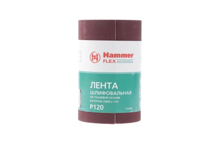 Лента шлифовальная в рулоне HAMMER Flex  216-004 купить в Нефтеюганске