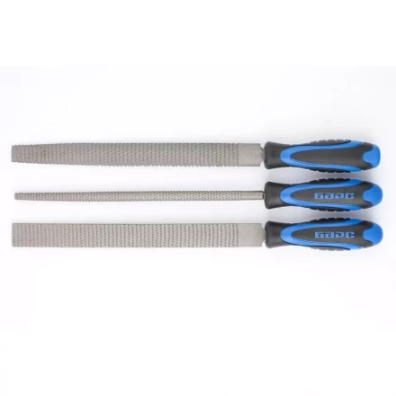 Набор рашпилей 250 мм 3 шт двухкомпонентная рукоятка БАРС 15864 купить в Нефтеюганске