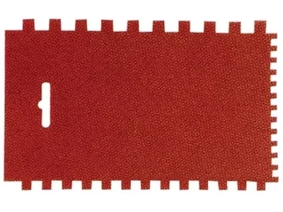 Шпатель пластмассовый малярный 170х115 мм зубчатый MATRIX 86006 купить в Нефтеюганске