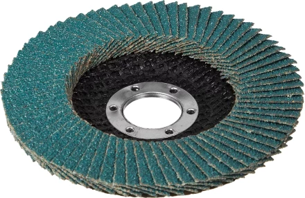 Круг шлифовальный ЗУБР &quot;ЭКСПЕРТ&quot; лепестковый торцевой, тип КЛТ 1, зерно-электрокорунд циркониевый, P60, 115х22,2мм 36595-115-60 купить в Нефтеюганске