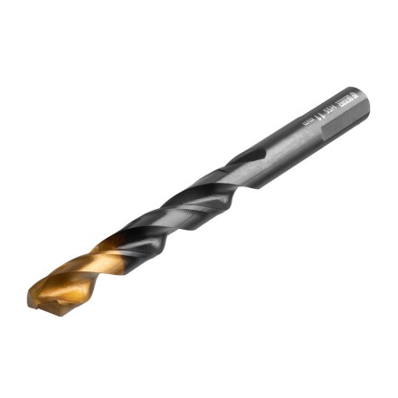Сверло по металлу, 11 мм, HSS-Tin, Golden Tip, 6 шт. Denzel 717223 купить в Нефтеюганске