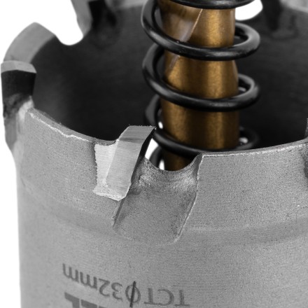 Коронка по металлу твердосплавная, 32 мм Denzel 724010 купить в Нефтеюганске
