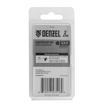 Бита SL7x50, 5 шт. Denzel 7711313 купить в Нефтеюганске