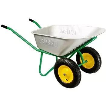 Тачка садово-строительная 2-х колесная усиленная грузоподъемность 320 кг объем 100 л 689833 купить в Нефтеюганске