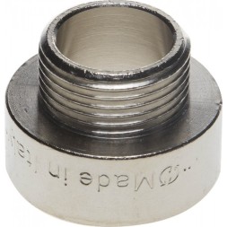 Переходник GENERAL FITTINGS удлиненный цилиндрический, никелированная латунь, 1&quot; х 3/4&quot; 51083-1-3/4