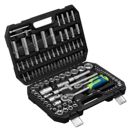 Набор инструментов Сибртех 13389, 1/2&quot;, 1/4&quot;, 108 предметов купить в Нефтеюганске