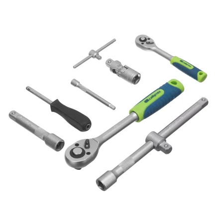 Набор инструментов Сибртех 13389, 1/2&quot;, 1/4&quot;, 108 предметов купить в Нефтеюганске