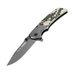 Нож складной Denzel, многоцелевой, системы Liner-Lock, с накладкой G10 на классической рукоятке, 79207
