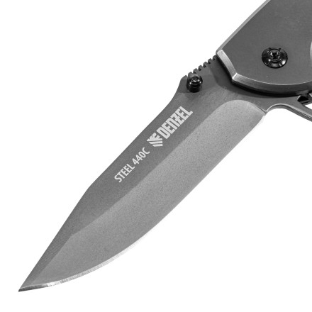 Нож складной Denzel, многоцелевой, системы Liner-Lock, с накладкой G10 на классической рукоятке, 79207 купить в Нефтеюганске