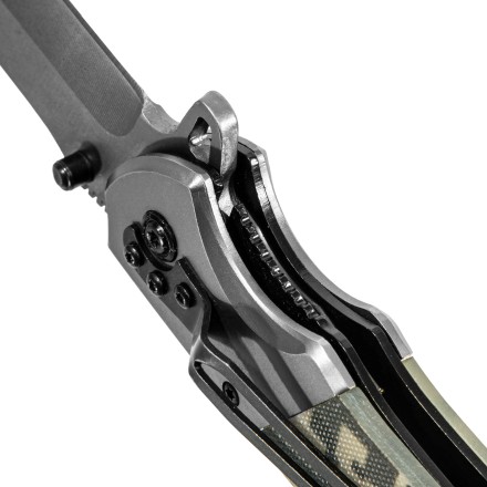 Нож складной Denzel, многоцелевой, системы Liner-Lock, с накладкой G10 на классической рукоятке, 79207 купить в Нефтеюганске