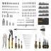 Набор инструментов Denzel 15808, 1/2&quot;, 3/8&quot;, 1/4&quot;, CrV, S2, пластиковый кейс, 232 предмета купить в Нефтеюганске