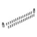 Набор инструментов Denzel 15808, 1/2&quot;, 3/8&quot;, 1/4&quot;, CrV, S2, пластиковый кейс, 232 предмета купить в Нефтеюганске