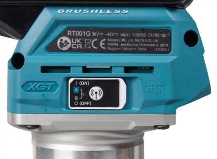 Аккумуляторный Фрезер Кромочный Makita RT001GZ19 (без АКБ и ЗУ) купить в Нефтеюганске