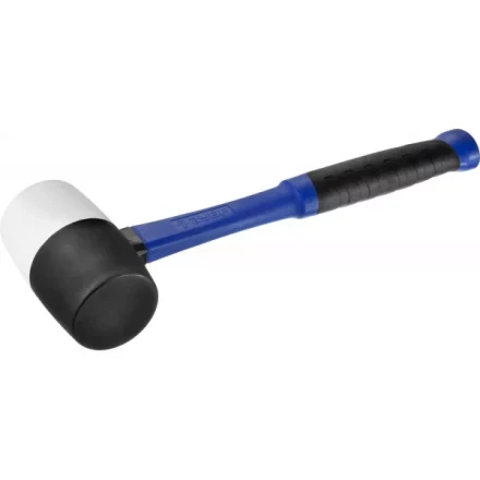 Киянка ЗУБР &quot;ПРОФЕССИОНАЛ&quot; резиновая черно-белая, с фиберглассовой ручкой, 680г 20532-680 купить в Нефтеюганске