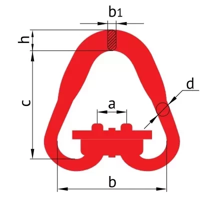 Строп текстильный двухветвевой 2СТ 1.25 т L=2.5 м РА 60 мм Звено РТ-3 купить в Нефтеюганске