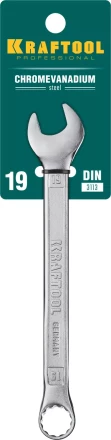 Ключи комбинированные KRAFTOOL, Cr-V, DIN 3113 27079-19 купить в Нефтеюганске