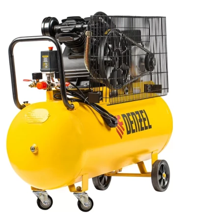 Компрессор воздушный BCV2200/100, ременный привод, 2.2 кВт, 100 литров, 370 л/мин Denzel 58110 купить в Нефтеюганске