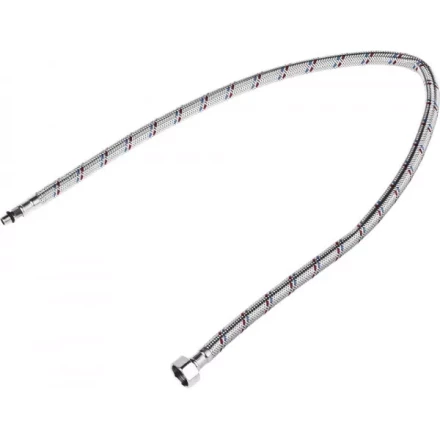 Подводка гибкая STAYER для воды к смесителям, оплетка из нерж стали, укороченная, г/ш 1/2&quot; - 0,8м 51016-080 купить в Нефтеюганске