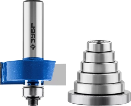 Фрезы четвертные фальцевые в наборе с подшипниками серия ПРОФЕССИОНАЛ купить в Нефтеюганске