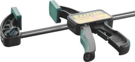 Струбцина &quot;EcoKraft&quot; ручная пистолетная, KRAFTOOL 32226-60, пластиковый корпус, 600/800мм, 150кгс 32226-60 купить в Нефтеюганске